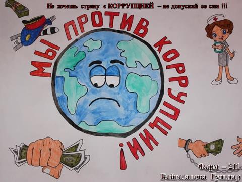 Конкурс плакатов «Молодёжь против коррупции!» 